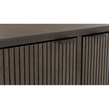 Tmavohnedá nízka komoda v dekore duba 176x76 cm Bali – Tenzo - Image 2