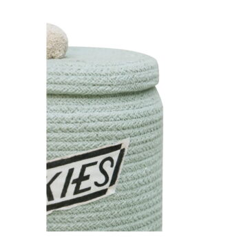 Svetlomodrý látkový detský kôš na hračky ø 20x26 cm Cookie Jar – Lorena Canals - Image 11