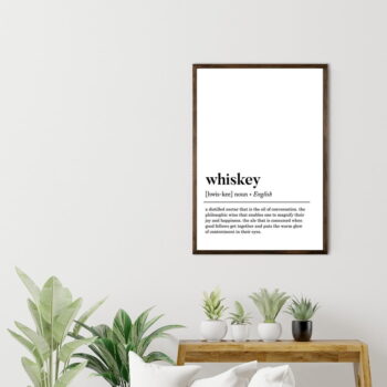 Plagát 50x70 cm Whiskey – Wallity – Obrázok 2