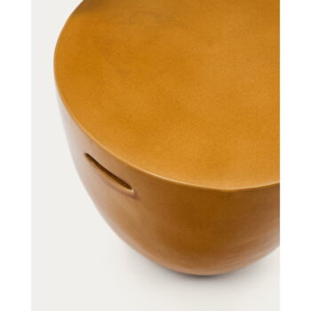 Keramický okrúhly záhradný odkladací stolík ø 46 cm Mesquida – Kave Home - Image 6