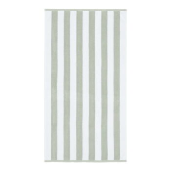 Biely/sivý bavlnený uterák 50x85 cm Stripe Jacquard – Bianca - Image 2