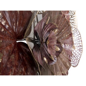 Kovová závesná dekorácia Mauro Ferretti Flowery, 118 x 58 cm - Image 6