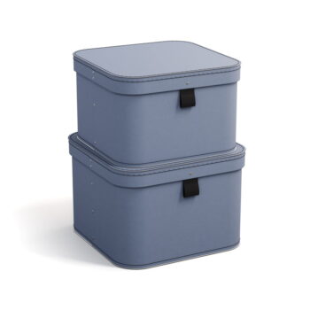 Kartónové úložné boxy s vekom v súprave 2 ks Ludvig – Bigso Box of Sweden - Image 11