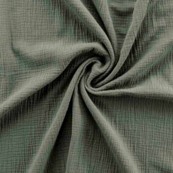 Kaki predĺžené mušelínové obliečky na dvojlôžko 220x240 cm Angelia – douceur d'intérieur - Image 2