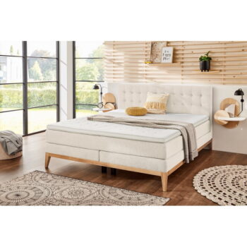 Béžová boxspring posteľ 180x200 cm Westwood – Rojaplast – Obrázok 2