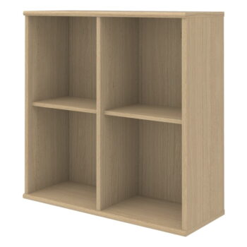 Nástenná knižnica podyhovaná dubom Mistral 025 – Obrázok 2