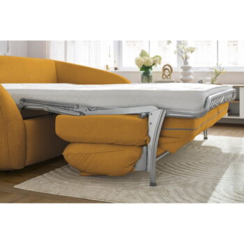 Žltá rozkladacia pohovka 235 cm Cezanne – Bobochic Paris - Image 7