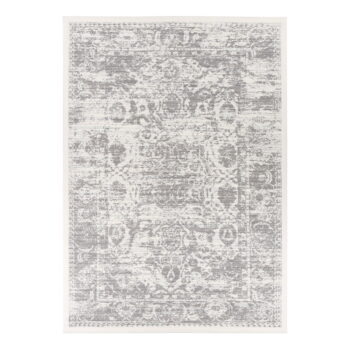 Biely vzorovaný obojstranný koberec Narma Palmse, 70 × 140 cm – Obrázok 2