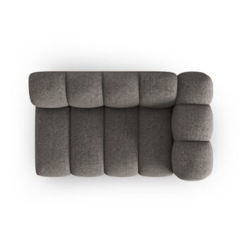 Tmavosivý modul pohovky (pravý roh) Lupine – Micadoni Home - Image 3