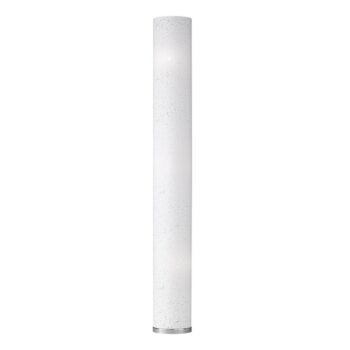 Biela stojacia lampa s textilným tienidlom (výška  156 cm) Thor – Fischer & Honsel