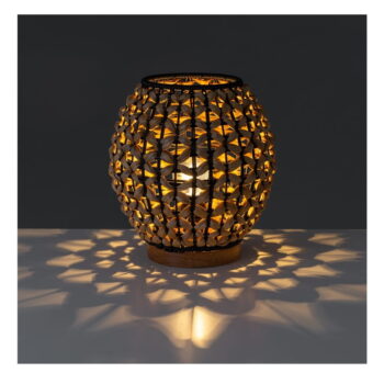 Čierna prírodná stolová lampa (výška 23 cm) Natural Way – Casa Selección – Obrázok 2