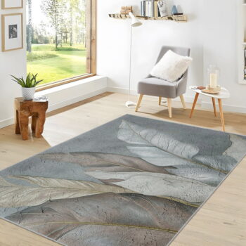 Zeleno-sivý prateľný behúň 80x200 cm Dusty Leaves – Mila Home - Image 8