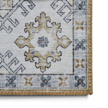 Sivý/béžový koberec behúň 225x60 cm Topaz - Think Rugs - Image 3