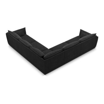 Tmavosivá rohová pohovka (variabilná) Vanda - Mazzini Sofas - Image 2