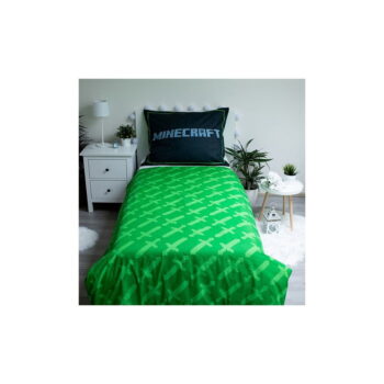 Bavlnené detské obliečky na jednolôžko 140x200 cm Minecraft Survival Mode - Jerry Fabrics – Obrázok 3