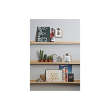 Polica na obrázky z dubového dreva v prírodnej farbe 100 cm Photoframe – vtwonen - Image 3