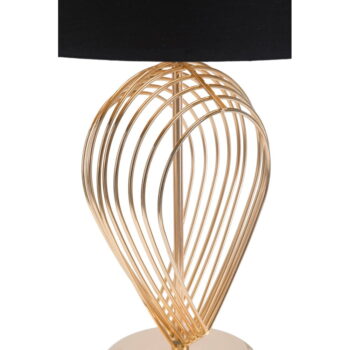 Čierna stolová lampa Mauro Ferretti Maxt, ø 32,5 cm – Obrázok 5