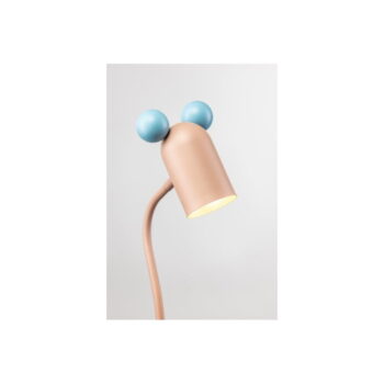 Svetlomodro-ružová stolová lampa s kovovým tienidlom (výška 50 cm) Mouse – GTV - Image 5