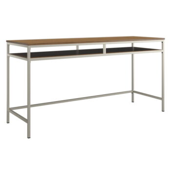 Pracovný stôl s doskou v dekore orechového dreva 51x153 cm Bradford – Støraa - Image 2