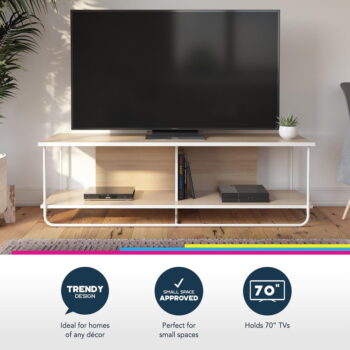 TV stolík v dekore brezy 153x48 cm Dante - Queer Eye - Image 8