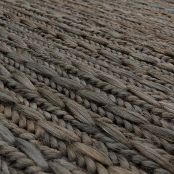 Antracitovosivý ručne tkaný jutový koberec 200x290 cm Oakley – Asiatic Carpets - Image 3
