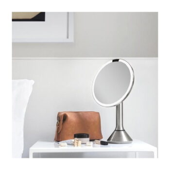 Kozmetické zrkadlo s osvetlením/zväčšovacie (5x) ø 20 cm Sensor – simplehuman – Obrázok 5