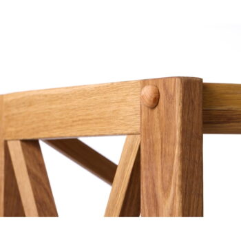 Regál z dubového dreva v prírodnej farbe 70x198 cm X-Shelf – Unique Furniture – Obrázok 4