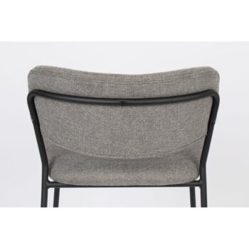 Sivé barové stoličky v súprave 2 ks 89 cm Jolien – White Label – Obrázok 3