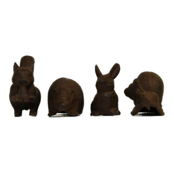 Kovové záhradné sošky v súprave 4 ks Animals – Esschert Design - Image 5