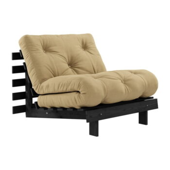 Kreslo v horčicovej farbe Roots Black Night – Karup Design - Image 2