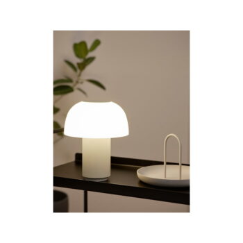 Sivá hliníková LED stmievateľná stolová lampa (výška 22 cm) Harvest – Zone – Obrázok 4