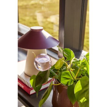 Fialovo-béžová kovová stolná lampa Chipper - Hübsch – Obrázok 2