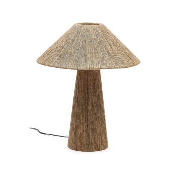 Svetlohnedá stolová lampa s tienidlom z juty (výška 46 cm) Renee – Kave Home – Obrázok 3