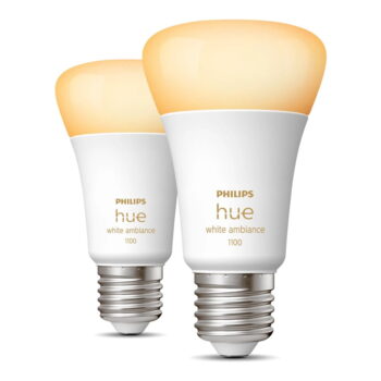 LED žiarovky v súprave 2 ks E27, 11 W White ambiance – Philips Hue - Image 2