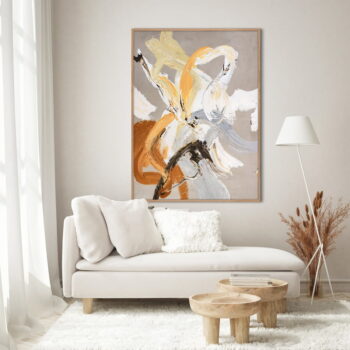 Ručne maľovaný obraz 90x120 cm Go Ahead – Malerifabrikken - Image 3