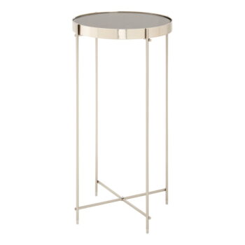 Okrúhly odkladací stolík so sklenenou doskou ø 33 cm Allure – Premier Housewares – Obrázok 2