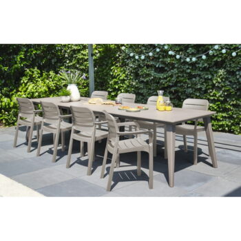 Záhradný jedálenský stôl 98x313 cm Lima – Keter - Image 2