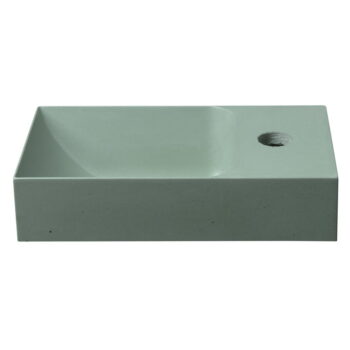 Betónové umývadlo v mentolovej farbe 31x17 cm Piccolino – Sapho - Image 3