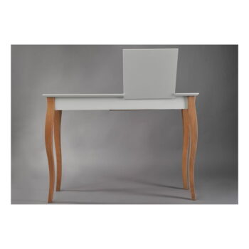 Biely toaletný stolík so zrkadlom Ragaba Dressing Table, dĺžka 105 cm – Obrázok 6