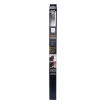 Oceľová roztiahnuteľná garniža 122 - 224 cm Twilight - Umbra – Obrázok 4
