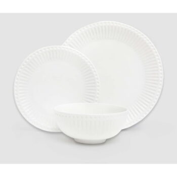 6-dielna súprava bieleho porcelánového riadu Bonami Essentials Purita – Obrázok 3
