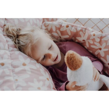 Ružová súprava do postieľky Blush Daisies – Malomi Kids – Obrázok 9