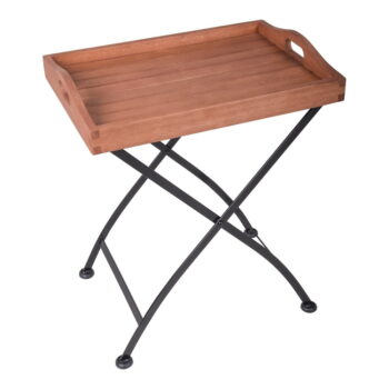 Záhradný odkladací stolík z eukalyptového dreva 57x41 cm Wien – Garden Pleasure – Obrázok 2