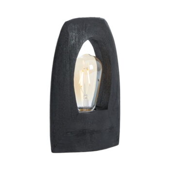 Matne čierna stolová lampa (výška 25 cm) Carini – Light & Living - Image 2
