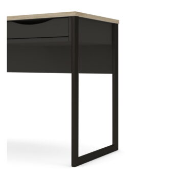 Čierny pracovný stôl Tvilum Function Plus, 110 x 48 cm - Image 6