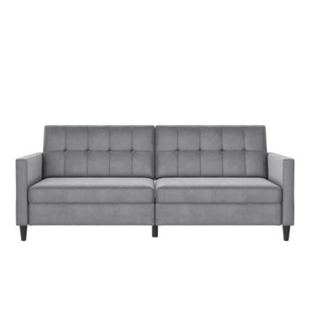 Svetlosivá zamatová pohovka 203 cm Hartford – Støraa - Image 7