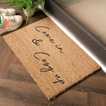 Rohožka z kokosového vlákna 40x60 cm Come In & Cosy Up – Artsy Doormats – Obrázok 4