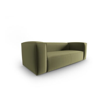 Zelená zamatová pohovka 200 cm Mackay – Cosmopolitan Design - Image 2