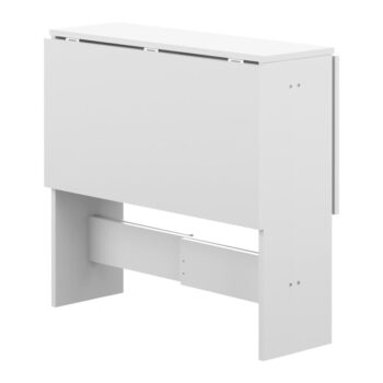 Rozkladací jedálenský stôl s bielou doskou 76x28 cm Papillon – TemaHome - Image 4