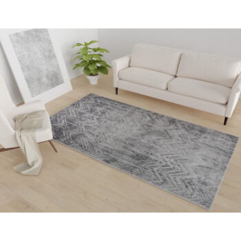 Sivý prateľný koberec 150x80 cm - Vitaus - Image 2